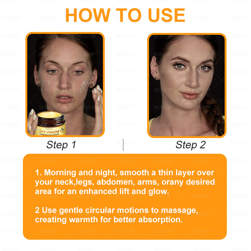 VLSVLS® Bee Venom Comprehensive Cream 👩⚕️⏰ LAST DAY 80% OFF (Sagging Skin, Fine Lines, Loss of Firmness, Flat Bust, Drooping Hips, and More)