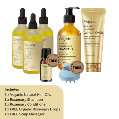 New Year Sale - Veganic Natural Hair Growth Oil