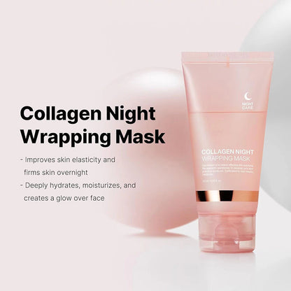 🔥Limited Time Offer🔥Collagen Overnight Wrapping Peel Off Facial Mask-Cs