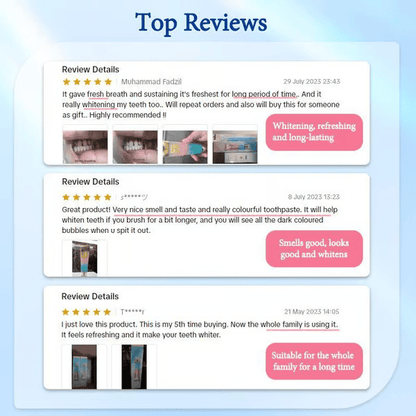 🔥Nicotinamide Probiotic Whitening Toothpaste - Free of Fluoride, Nicotinamide, Anti plaque