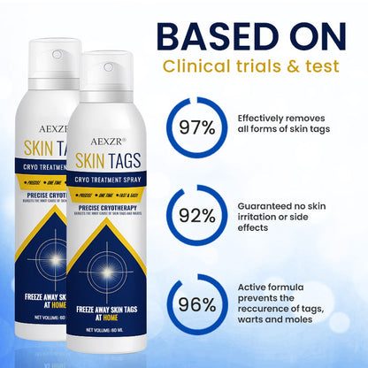 AEXZR® Skin Tag Cryo Treatment Spray🧊 Precision Cryo-Tech: Freezes Away Skin Tags & Warts in Seconds – No Blades, No Pain.