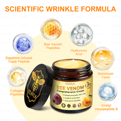 VLSVLS® Bee Venom Comprehensive Cream  👩‍⚕️⏰ LAST DAY 80% OFF (Sagging Skin, Fine Lines, Loss of Firmness, Flat Bust, Drooping Hips, and More)