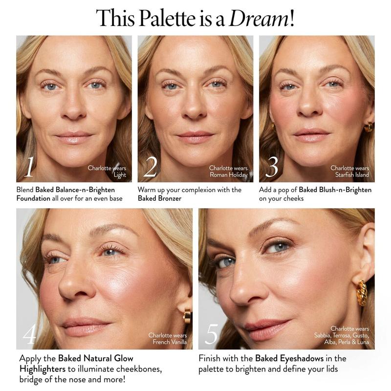 💖🔥Buy 2+ get free shipping 🔥Baked Starter Kit - Tuscan Dreams includes Baked Multicolor Eyeshadow Palette