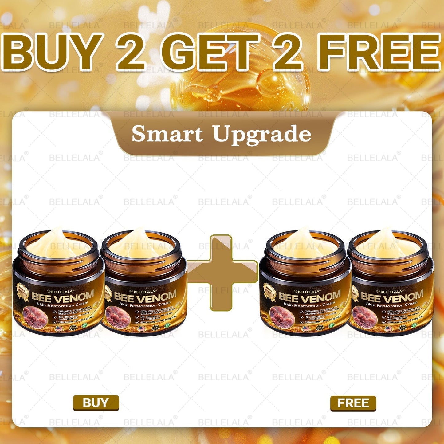 NEW & IMPROVED ✨Bellelala® 𝖡𝖾𝖾 𝗏𝖾𝗇𝗈𝗆 𝖲𝗄𝗂𝗇 𝖱𝖾𝗌𝗍𝗈𝗋𝖺𝗍𝗂𝗈𝗇 𝖢𝗋𝖾𝖺𝗆