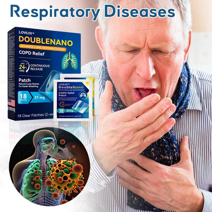 FDA Approved LOVILDS™ DoubleNano COPD Relief Patch (💝 Cough, wheezing, shortness of breath, sputum, stuffy nose, bronchitis, bronchitis, allergy symptoms, lung discomfort)